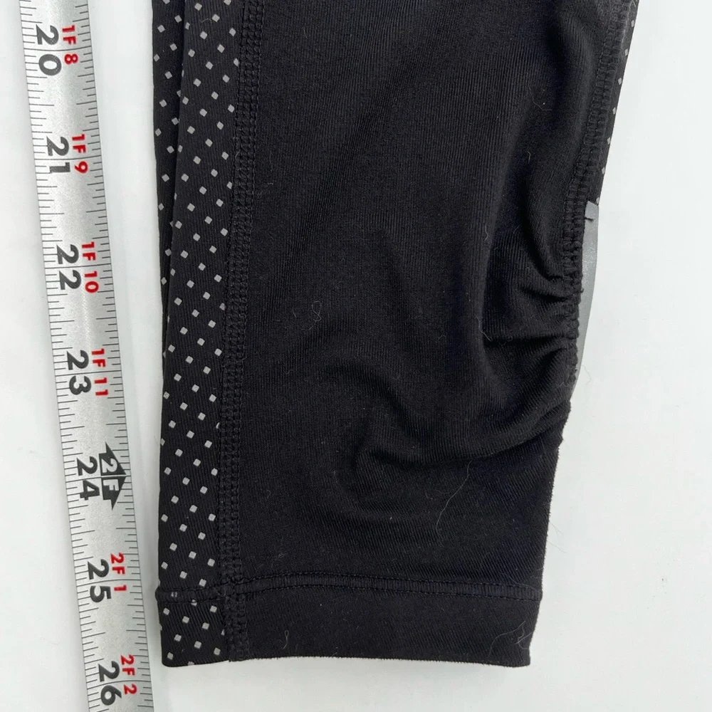 Athleta dot‎ be free black and gray reflective running leggings size XS. - Picture 7 of 8